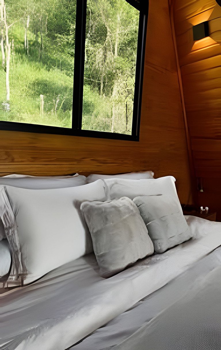 Cabana Tempo | 2h30 SP | Vista Única | Cama King