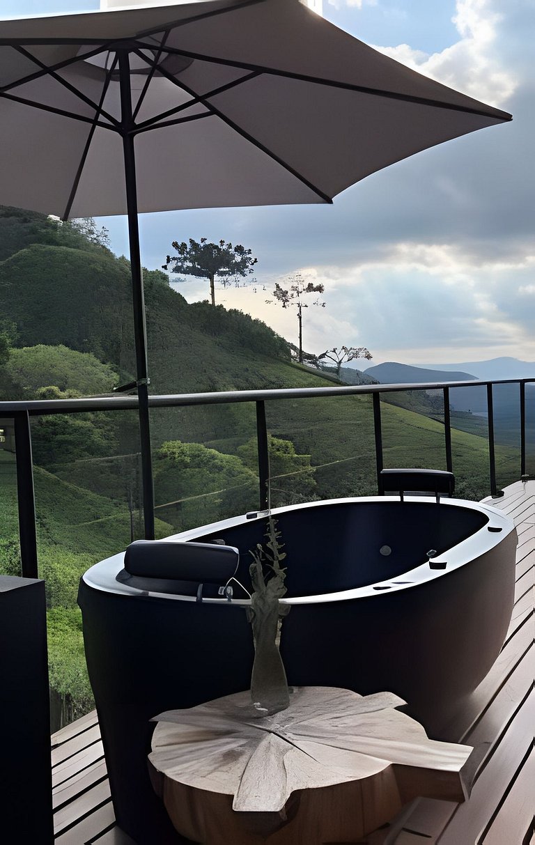 Cabana Tempo | 2h30 SP | Vista Única | Cama King