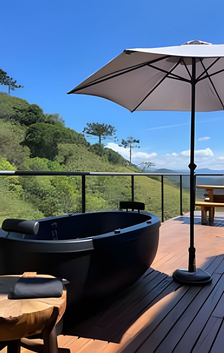 Cabana Tempo | 2h30 SP | Vista Única | Cama King